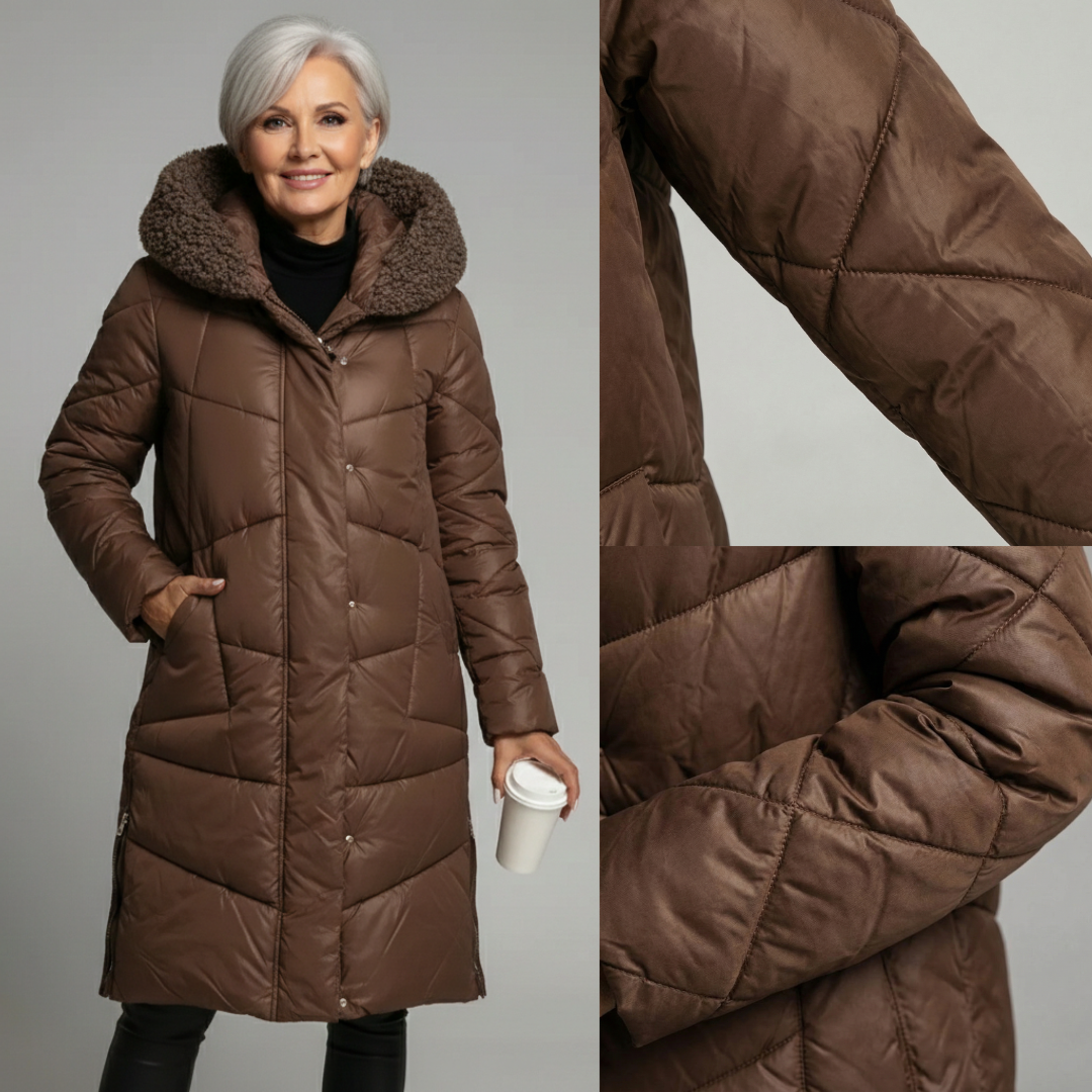 Naomi™ - Long Quilted Winter Coat