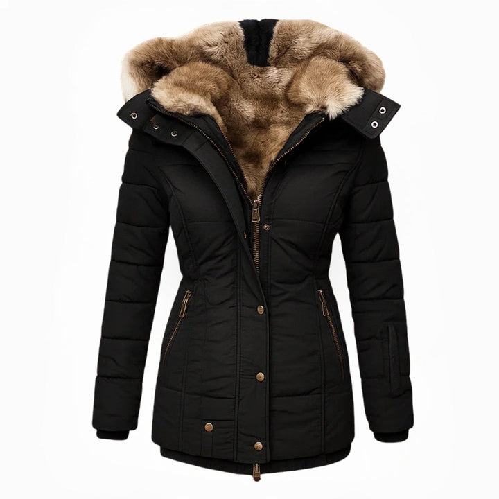 Valenne™ | Warm fur-lined winter coat