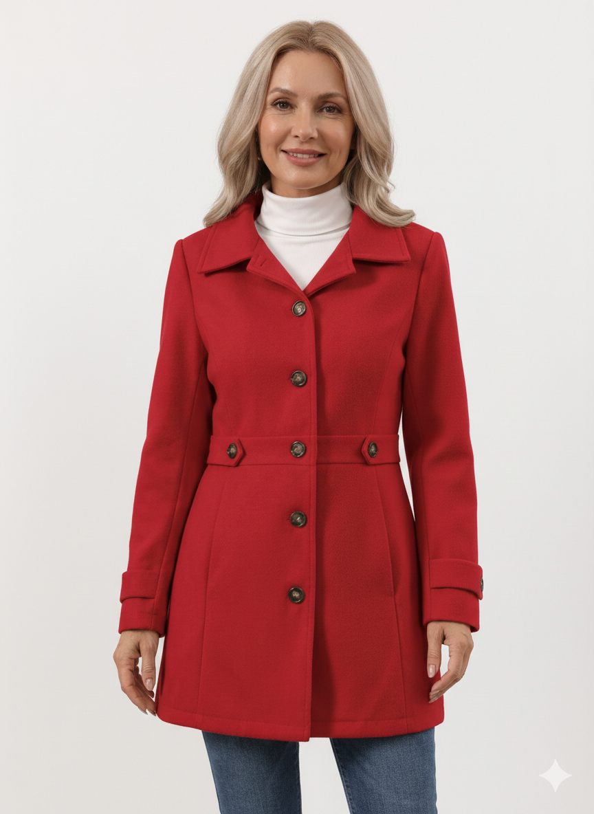Evelyn™ - Half-Length Wool Coat