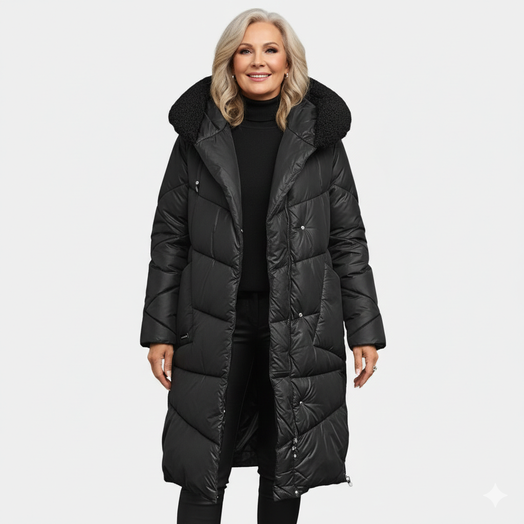 Naomi™ - Long Quilted Winter Coat