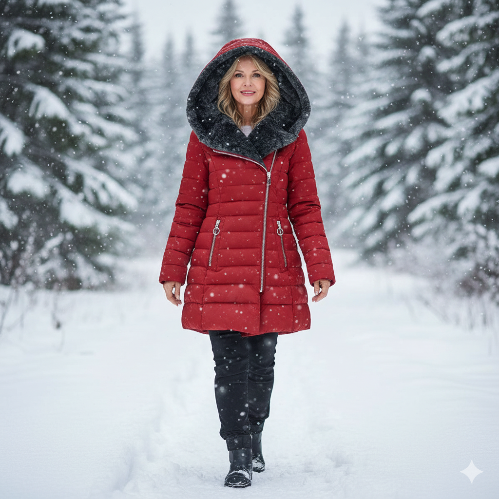 Beatrice - Warm Winter Coat With Fleece Lining