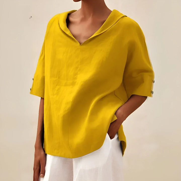ALEXA - LINEN BLOUSE