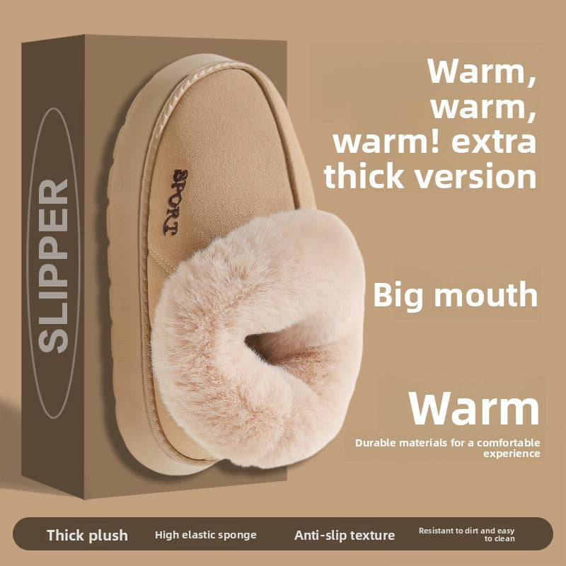 Lily - Suede Faux Wool Boots